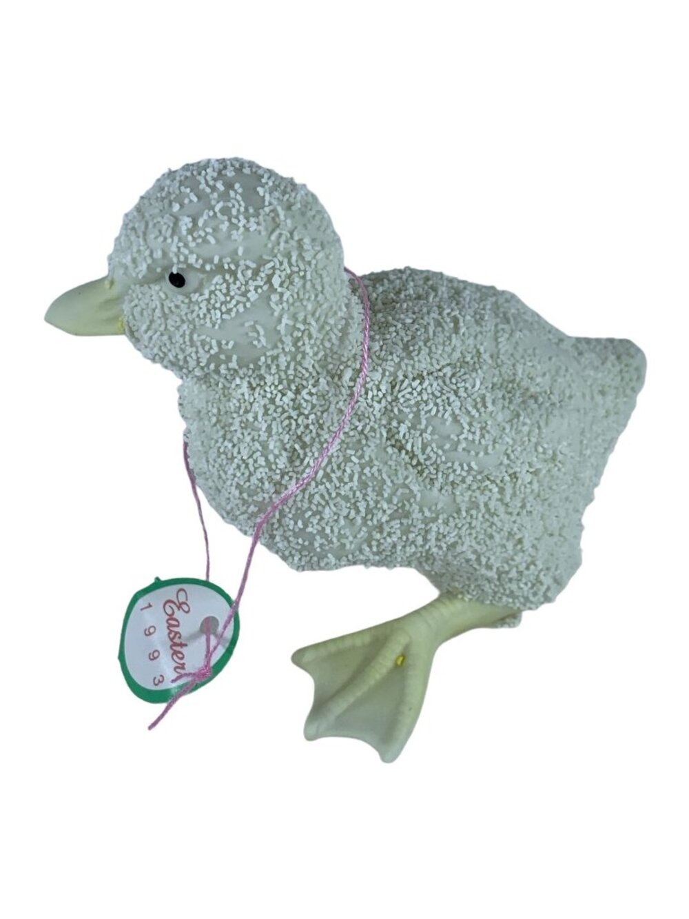 Vtg Department 56 Easter 1993 Textured Cream Duckling Figurine 7282-6 Porcelain